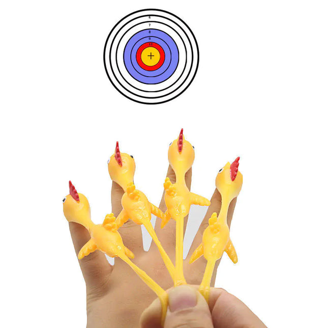 Wall Stick Slingshot Catapult Chicken Toy for Kids