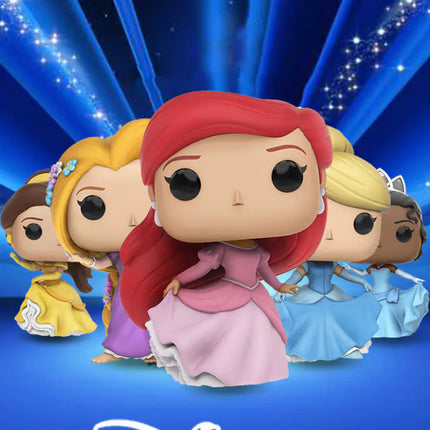 FUNKO POP Cinderella, Belle & Anna Anime Figures