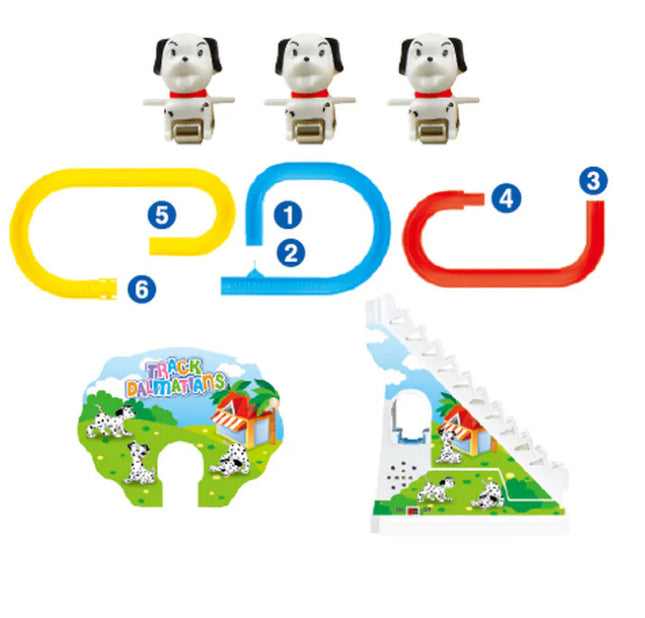 Dalmatians Slide Toy with Climbing Track for Cars