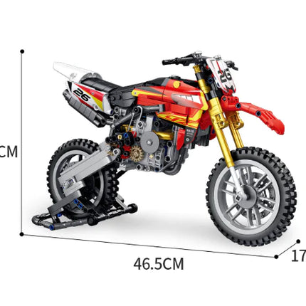 Motorcycle Building Blocks Model