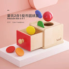 Montessori 2-in -1 Coin Ball Box
