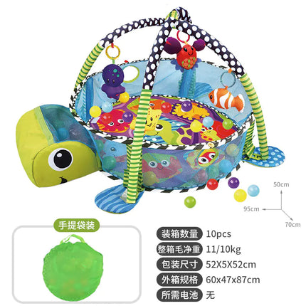 Baby Play Gym with Ocean Balls and Activity Fence