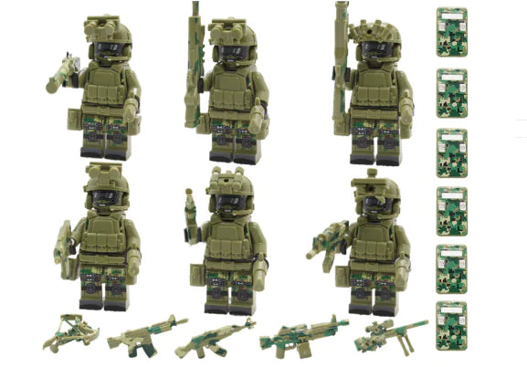 WW2 Military Special Forces Building Blocks Set (One Set)