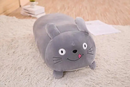 Cute Plush Cat Doll and Cotton Pillow for Girls