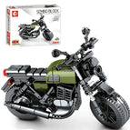 Army green motorcycle