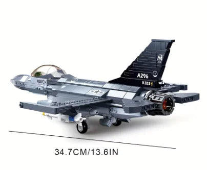 521pcs Military Fighter Plane Building Blocks Set