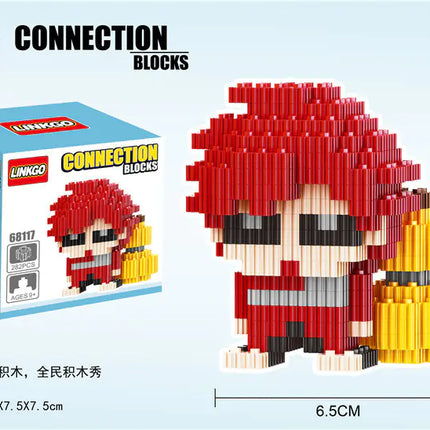 Connecting Brick Cartoon Model Building Toy Gift