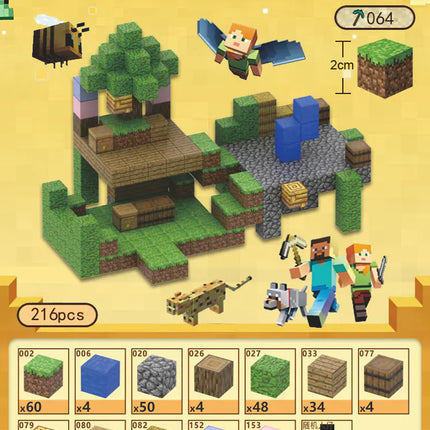 2023 New Minecraft Magnetic Building Blocks Set