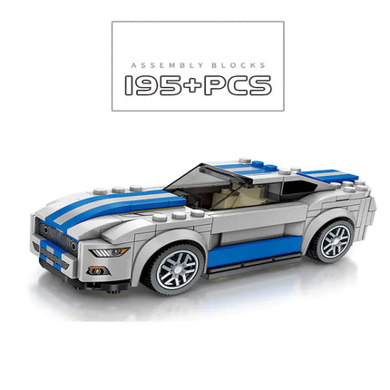 Children's Building Block Toy Car Set