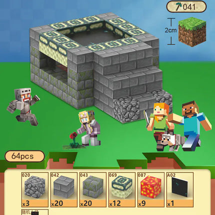 2023 New Minecraft Magnetic Building Blocks Set