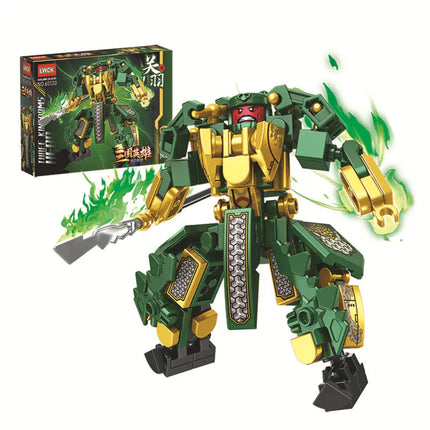 Transforming Robot Compatible with LEGO Building Blocks