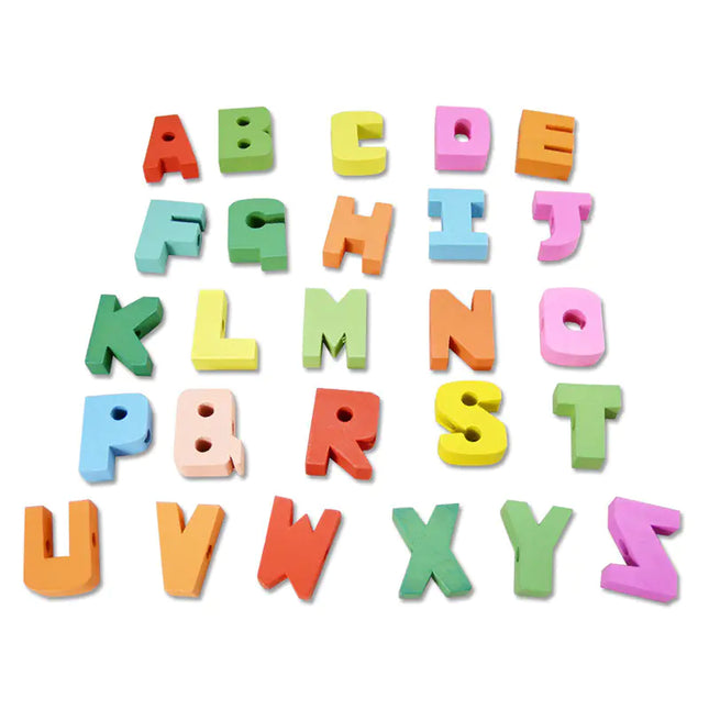 Wooden Bead Stringing Toy for Early Education