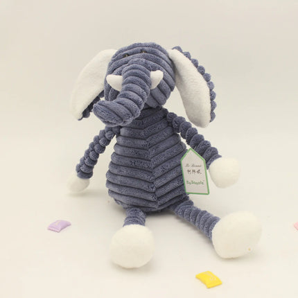 Striped Animal Plush Toy - Creative Stuffed Doll