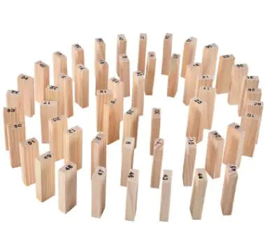 54-Piece Wooden Stacking Toy, Layered Building Set