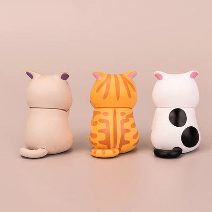 Cartoon Kitten Gashapon Doll