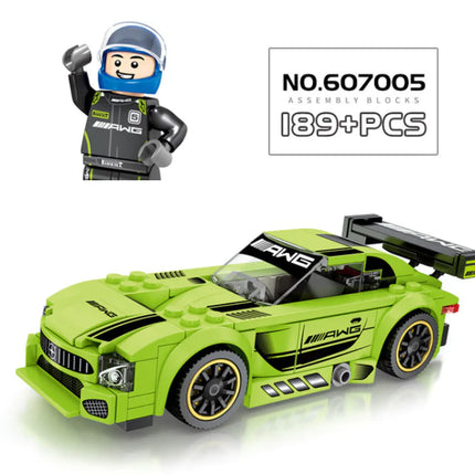 Children's Building Block Toy Car Set