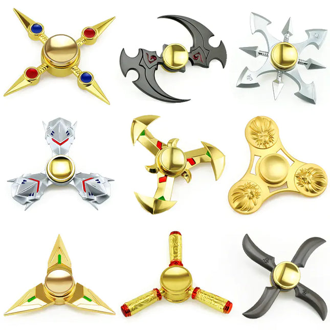Metal Finger Spinner Fidget Toy Model