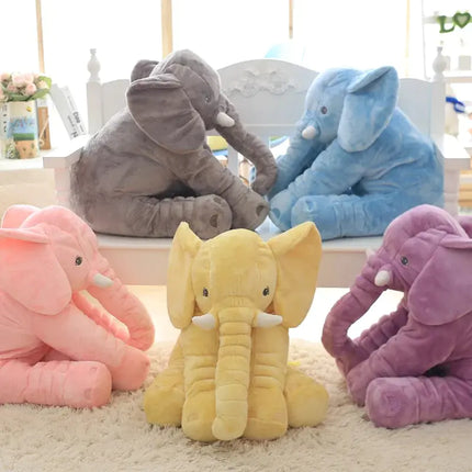 Plush Elephant Playmate Toy and Pillow Stuffed Doll