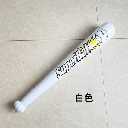 Inflatable Baseball Bat - White PVC Toy (Wholesale Six Pieces)