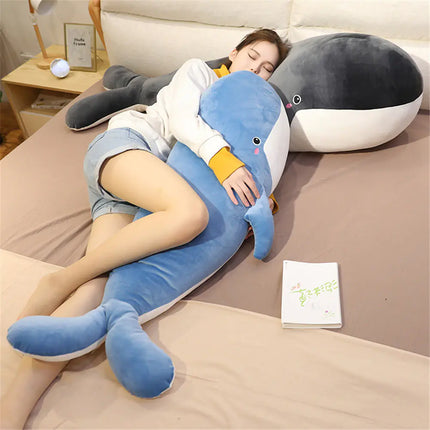 Plush Whale and Shark Doll Sleep Pillow Toy