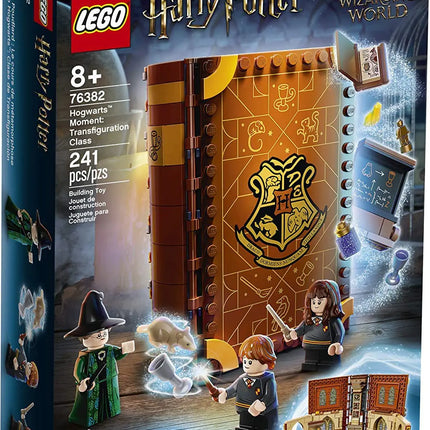 LEGO Harry Potter Hogwarts Moment: Transfiguration Class 76382 Professor McGonagall Room; Collectible Playset New 2021 (240 Pieces)