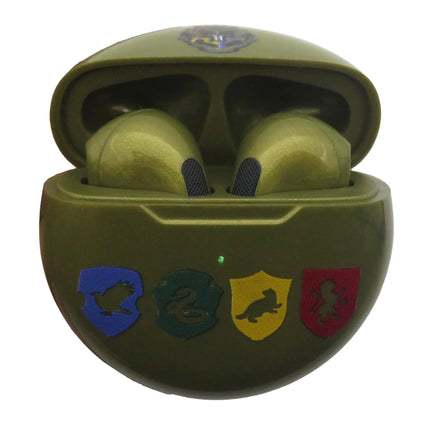 LEXiBOOK Warner Harry Potter Wireless Earbuds Bluetooth with Integrated Microphone and Control Buttons Long Life Rechargeable Battery Gold HPBT05HP