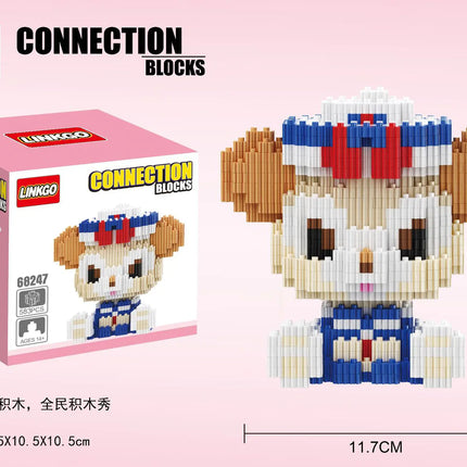 Connecting Brick Cartoon Model Building Toy Gift