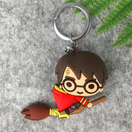 Harry Potter Keychain - Q Version Soft Rubber Gift