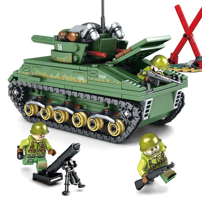 Small Brick Tank Building Toy - Steel Empire Series