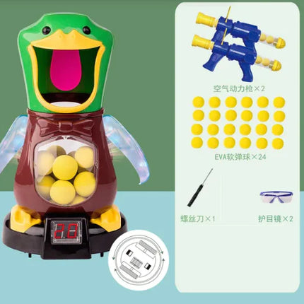 Air Pump Shooting Target Game with Soft Bullet Gun