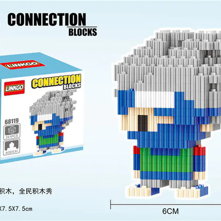 Connecting Brick Cartoon Model Building Toy Gift
