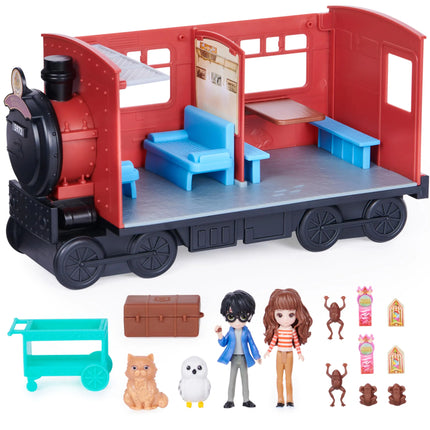 Wizarding World Harry Potter Magical Minis Hogwarts Express Train Toy Playset with 2 Exclusive Figures 10 Accessories Kids Toys for Ages 6 and up