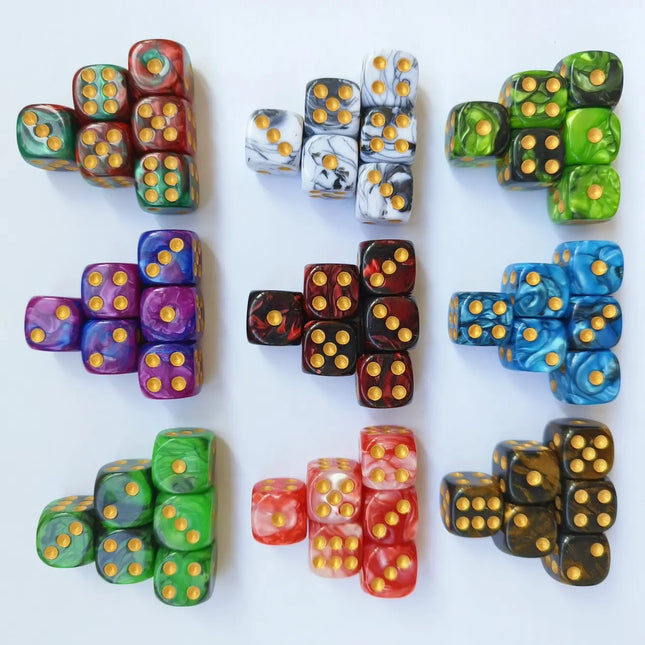 16MM Round-Corner Dual-Color Dice for Games
