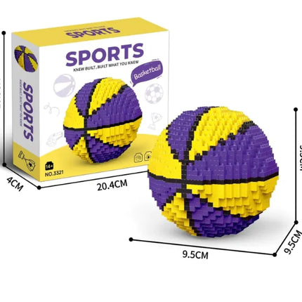 Football and Basketball Building Set