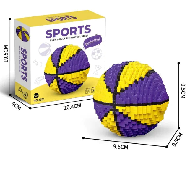 Football and Basketball Building Set