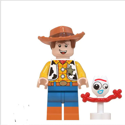Toy Story Woody and Jessie Building Block Figures
