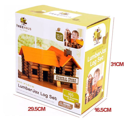Creative Wooden Building Blocks - Tree*Haus 165PCS Set