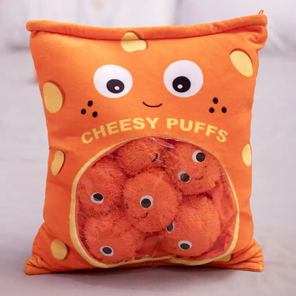Puff Snack Plush Pillow Toy - Creative Gift Doll
