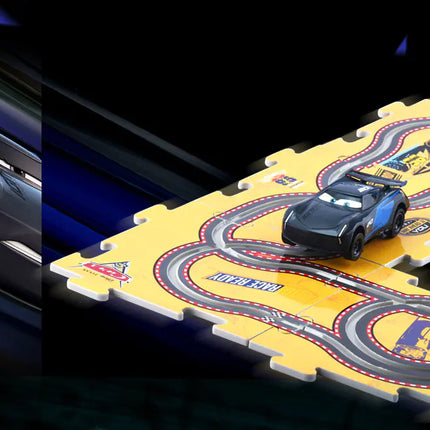 Cars 3 Puzzle Track Set with Electric Model Cars