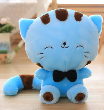 Plush Toy Big Face Cat Doll and Pillow