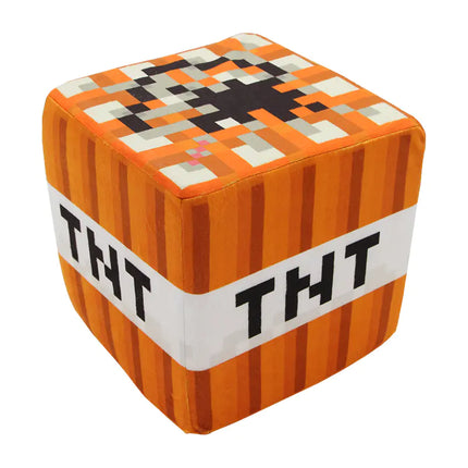 Minecraft TNT Block Plush Stool Toy and Pillow