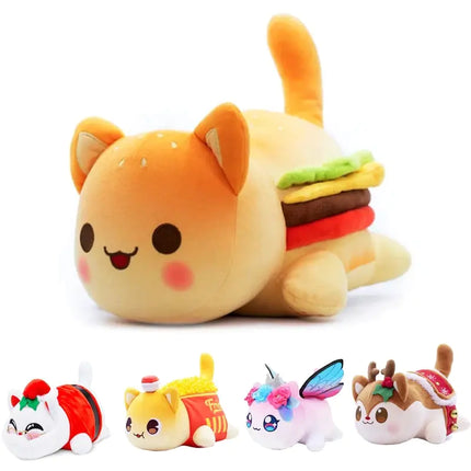 Cute Plush Food Cat Doll Pillow for Kids' Gift