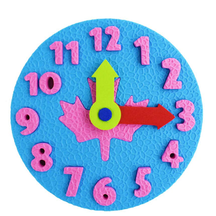 EVA Clock Puzzle Blocks for Time Learning (Gift Set)