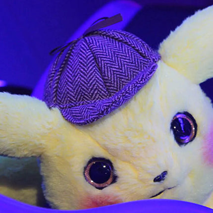 Pikachu Detective Plush Toy - Custom Pokémon Doll