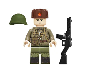 Military Building Block Doll Set (One Set)
