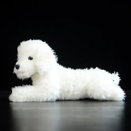 Plush Simulation White Teddy Dog Doll