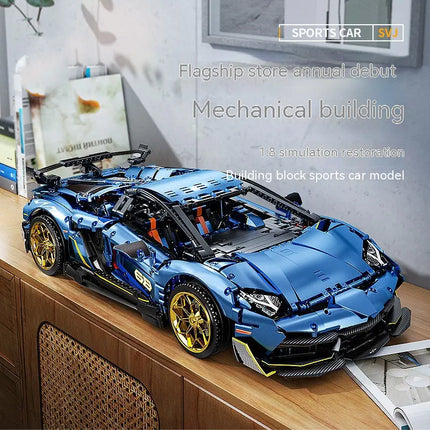 Building Block Supercar Model