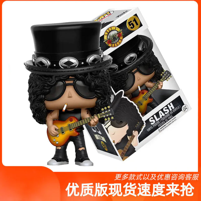 FUNKO POP Guns N' Roses Slash Action Figure in Stock