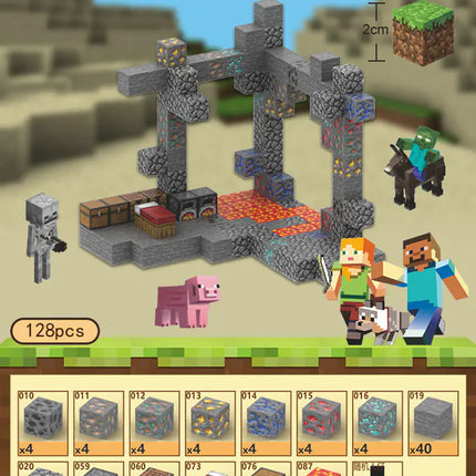 2023 New Minecraft Magnetic Building Blocks Set