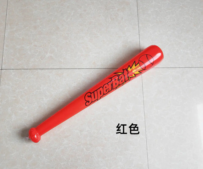 Inflatable Baseball Bat - White PVC Toy (Wholesale Six Pieces)
